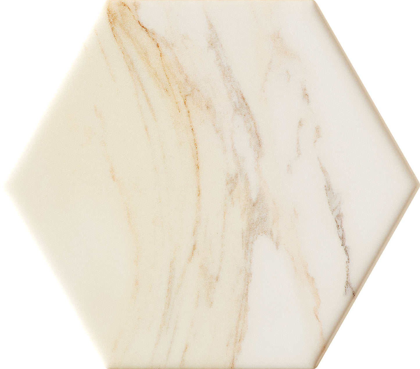 Obklad Flare White hexagon 12,5x11