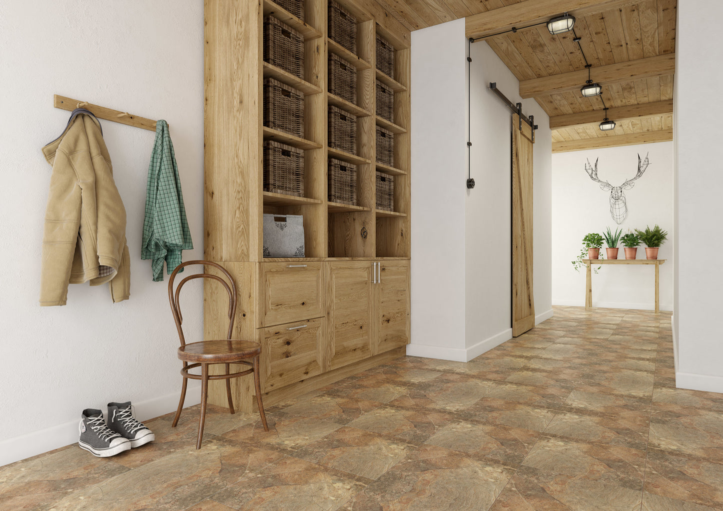 Dlažba Rustyk Grey 42x42