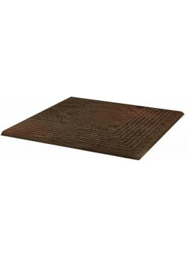 Schodovka Semír Klinker Brown Rohová 30x30