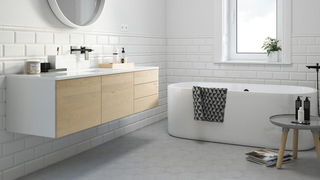 Obklad Tamoe Bianco Kafel 9,8x19,8