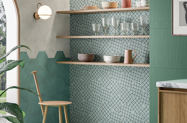 Dlažba Terra Art Bianco Hexagon 21,6x25