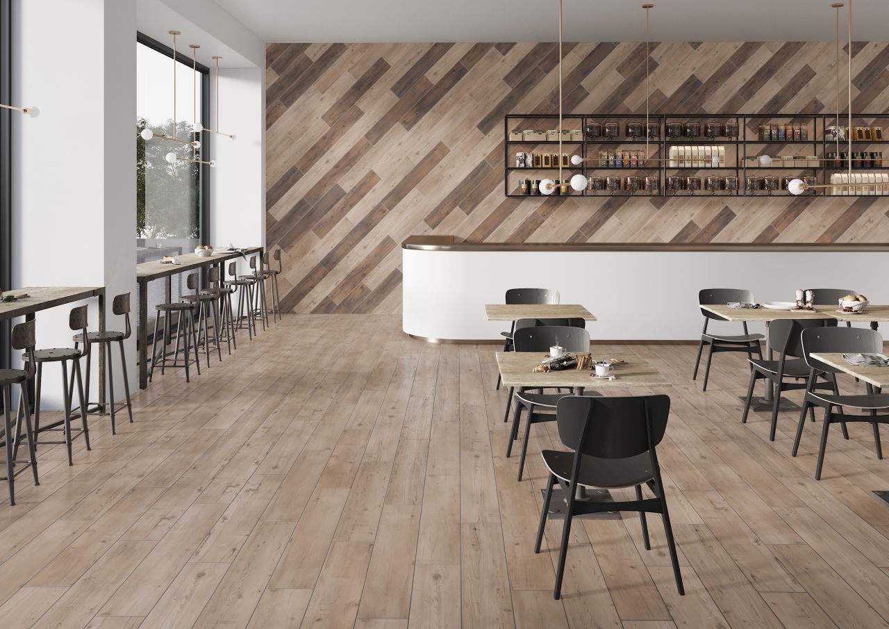 Dlažba Tonella Beige Rektifikovaná 19,3x120,2