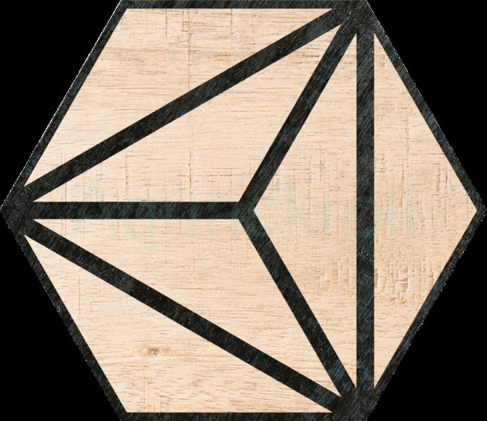 Dlažba Tribeca Hex Beige 22x25