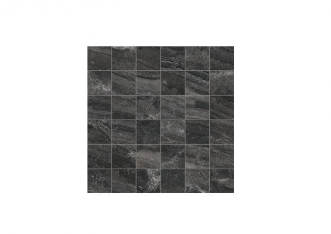 Dlažba Cosmic mramor rektifikovaná black mosaico 30x30 mat