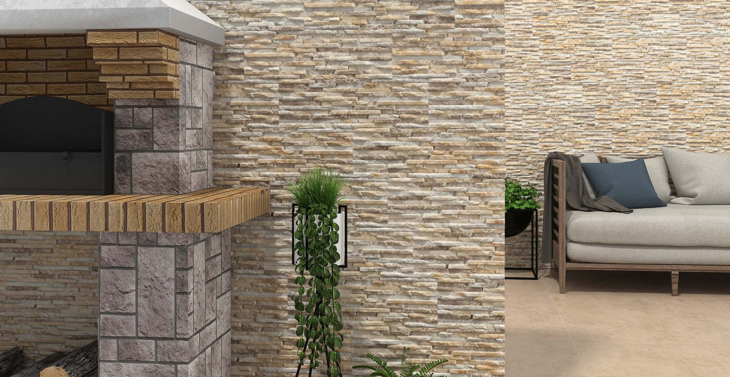 Obkladový pásek Behobia Beige 17x52