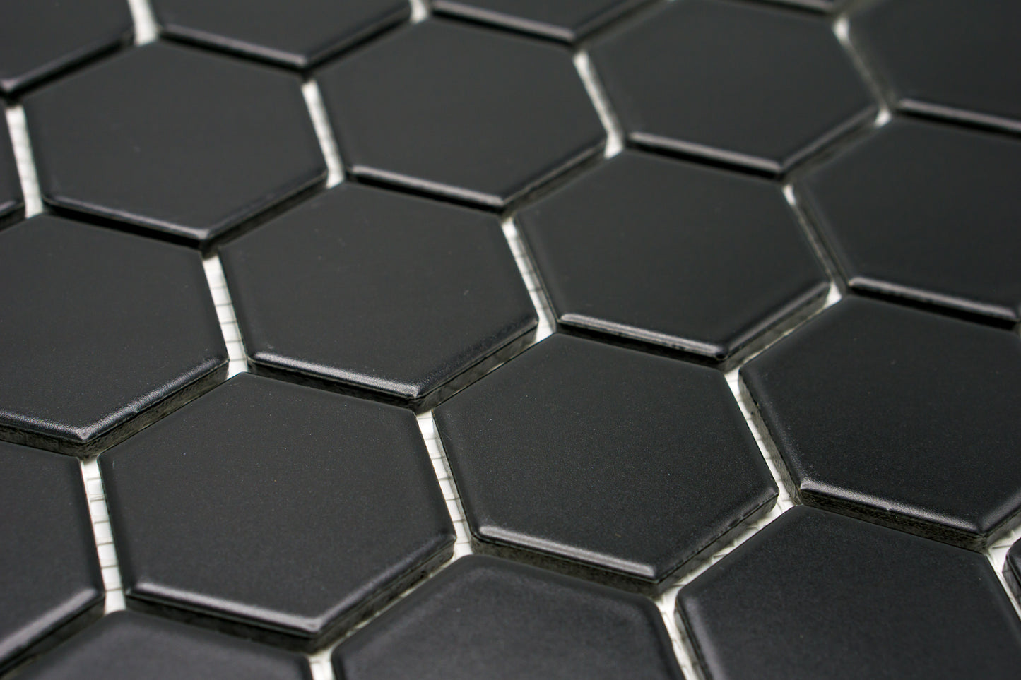 Mozaika Hexagon H HXL 89 černá 5,1x5,9 lesk