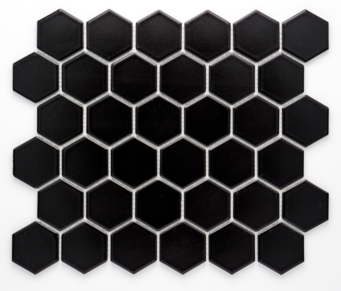 Mozaika Hexagon H HXL 89 černá 5,1x5,9 lesk