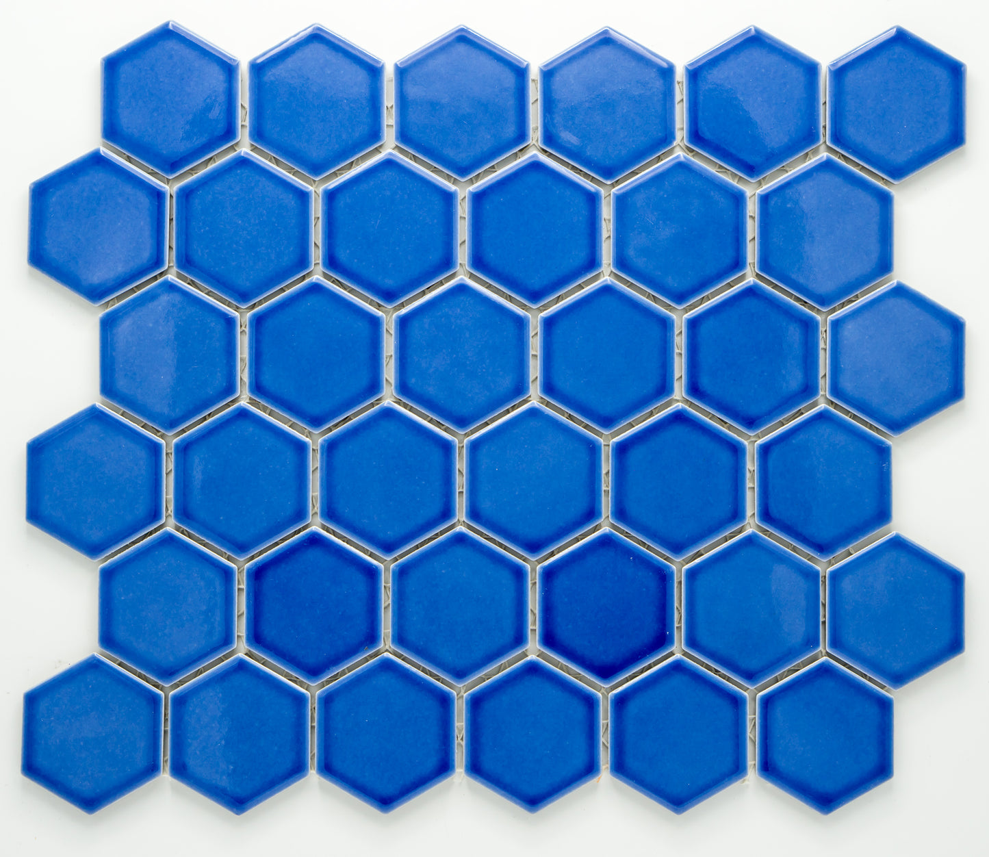 Mozaika Hexagon H HXL 6471 modrá 5,1x5,9 lesk
