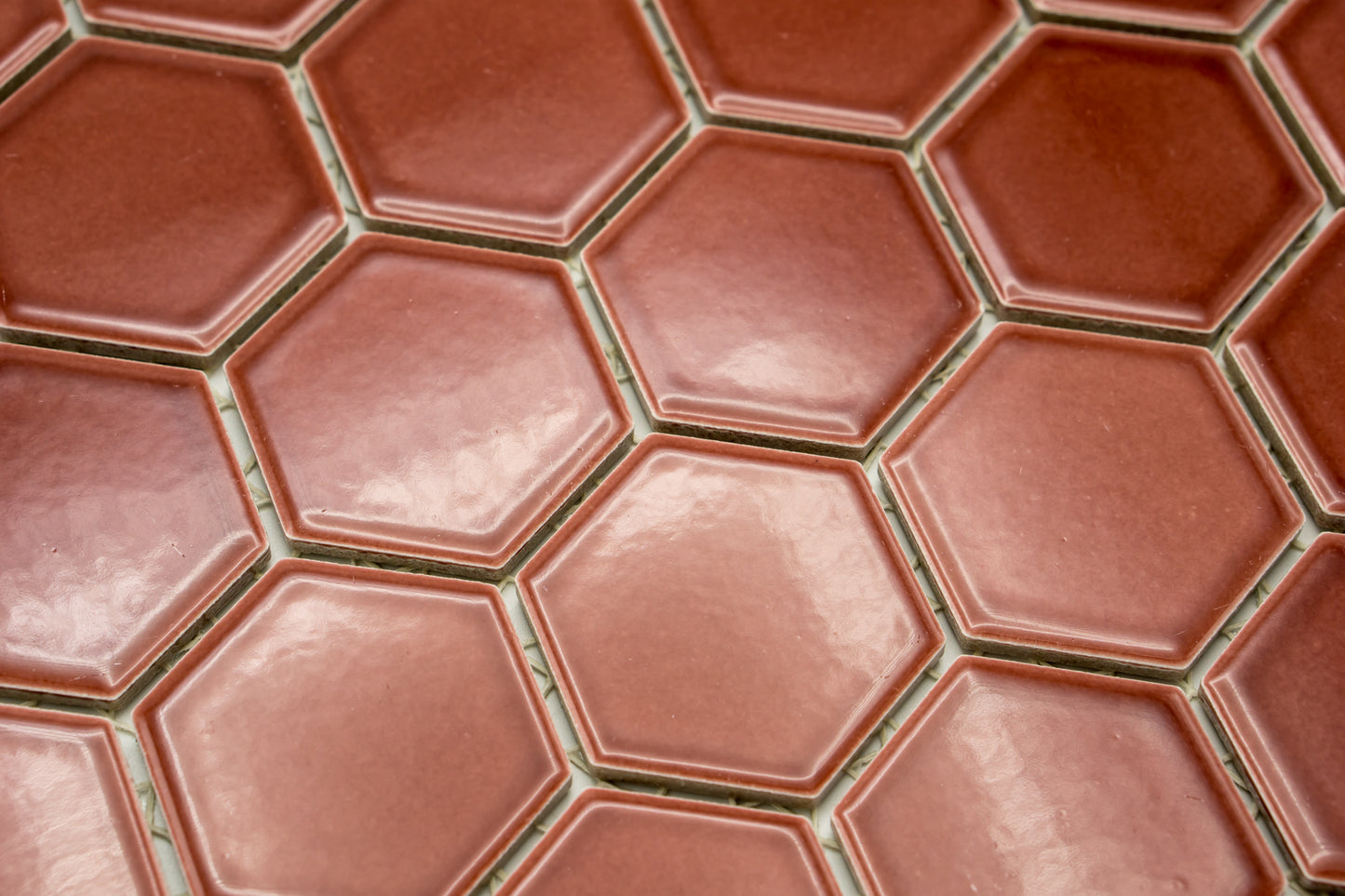 Mozaika Hexagon H HXL 5532 vínová 5,1x5,9 lesk