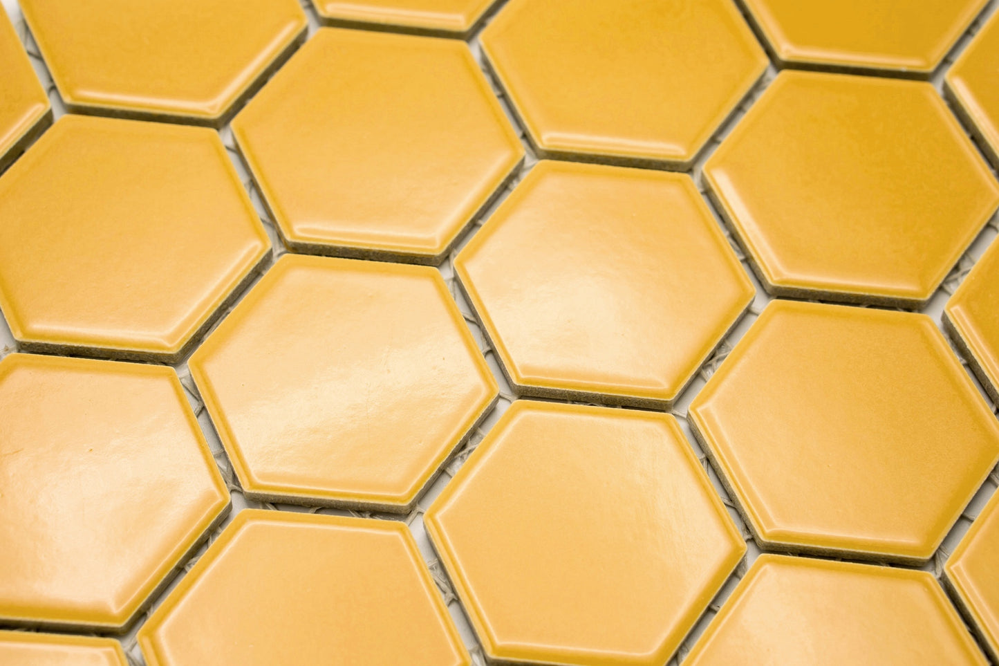 Mozaika Hexagon H HXL 270 žlutá 5,1x5,9 lesk