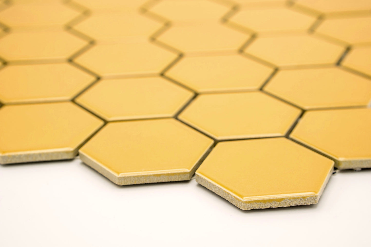 Mozaika Hexagon H HXL 270 žlutá 5,1x5,9 lesk