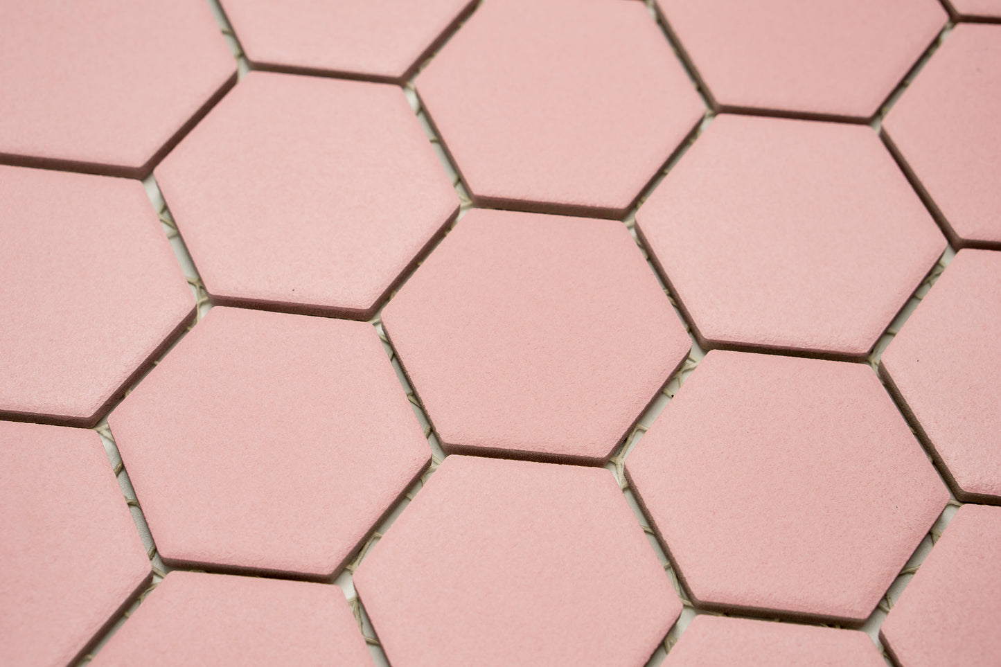 Mozaika Hexagon H HXLA 52 růžová 5,1x5,9 protiskluz mat