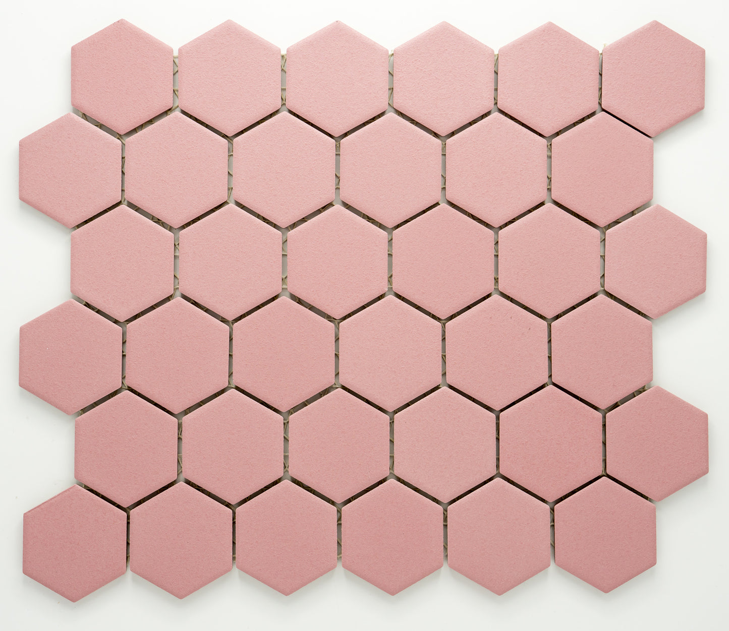 Mozaika Hexagon H HXLA 52 růžová 5,1x5,9 protiskluz mat
