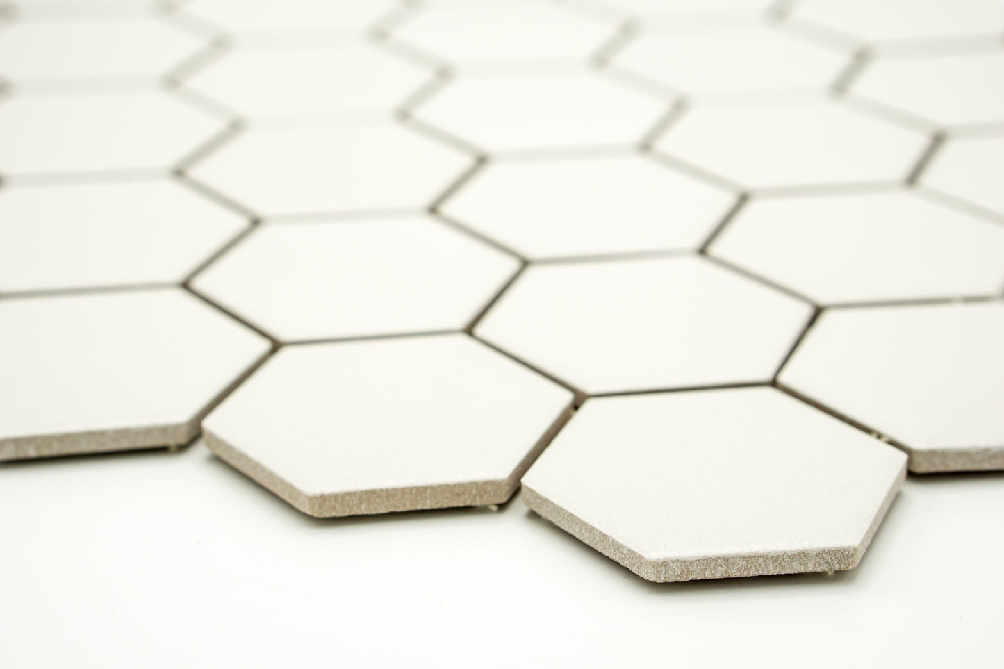 Mozaika Hexagon H HXL 90 bílá 5,1x5,9 mat