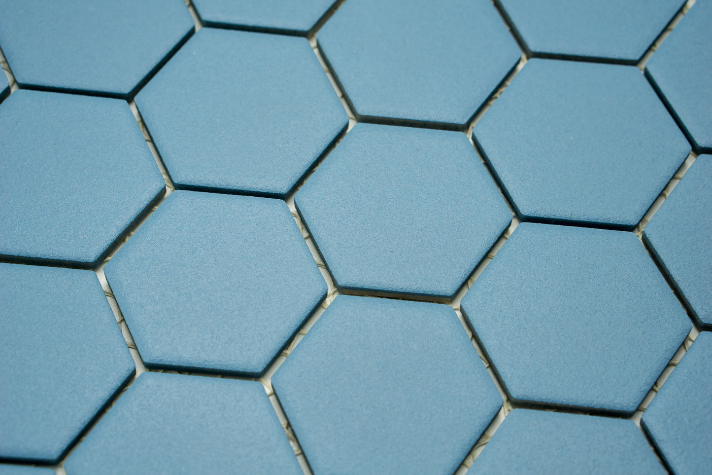 Mozaika Hexagon H HXLA 53 modrá 5,1x5,9 protiskluz mat