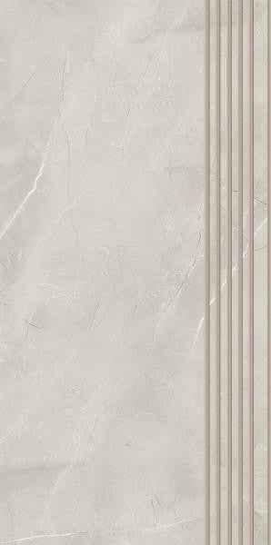 Dlažba Ritual Light Grey Mat Schodovka 59,8x29,8