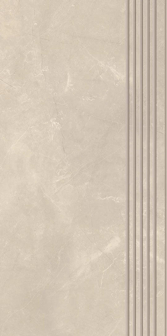 Dlažba Ritual Taupe Mat Schodovka 59,8x29,8