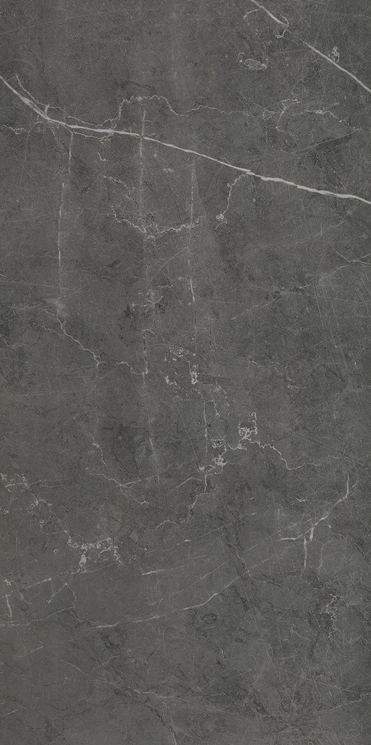 Dlažba imitace tmavě šedého kamene Katania Dark Grey Matt 119,7 x 59,7