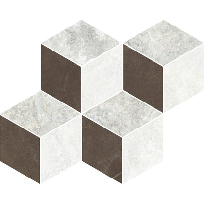 Dlažba Softstone Diamond Mix Mozaika 34,44x27,71