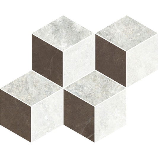 Dlažba Softstone Diamond Mix Mozaika 34,44x27,71