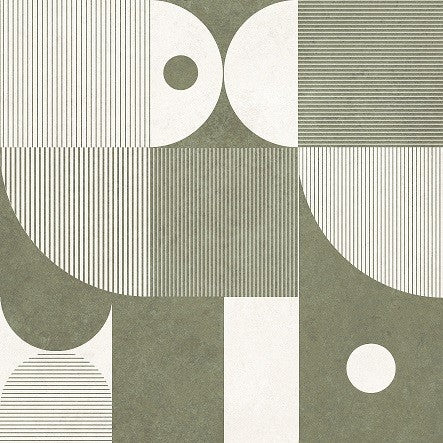 Dlažba Dessau Olive Pattern Mat Rek. 60x60
