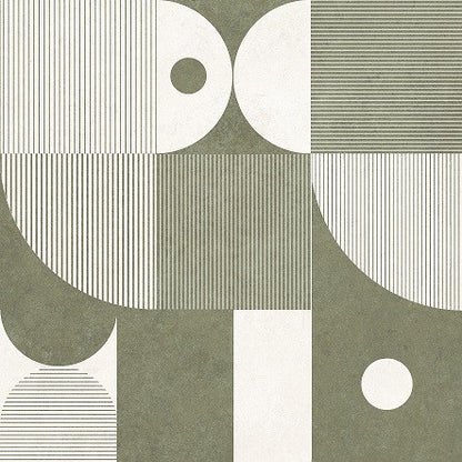 Dlažba Dessau Olive Pattern Mat Rek. 60x60