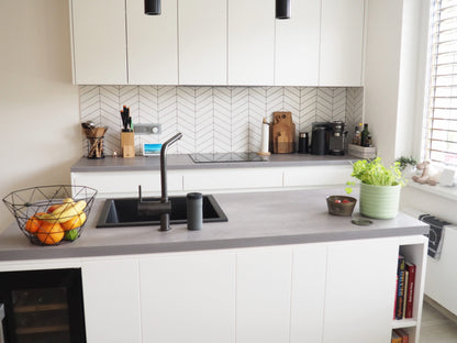Obklad Chevron Wall White Matt Right 5,2x18,6
