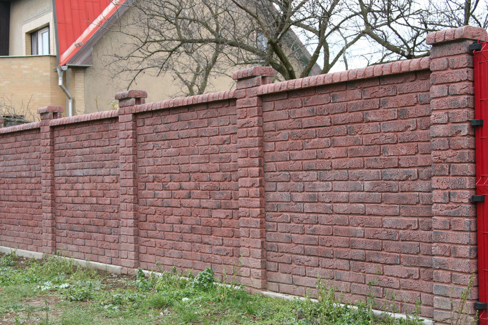Obkladový pásek cihlový OBR Cihla tmavá 6,5×29 Rohovka