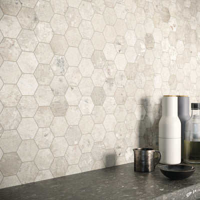 Dlažba Debris cinder hexagon 30x34