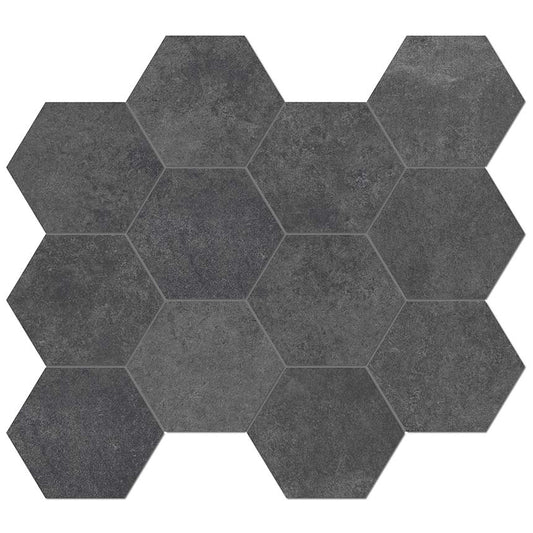 Obklad Heritage Carbon hexagon 30x34