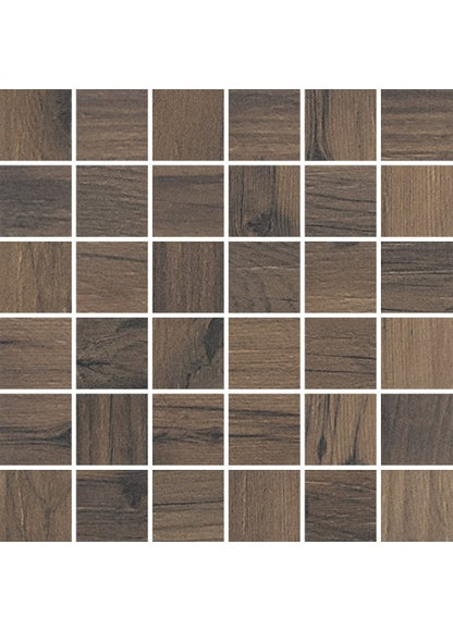 Dlažba Tonella Brown Rektifikovaná Mozaika 29,7x29,7