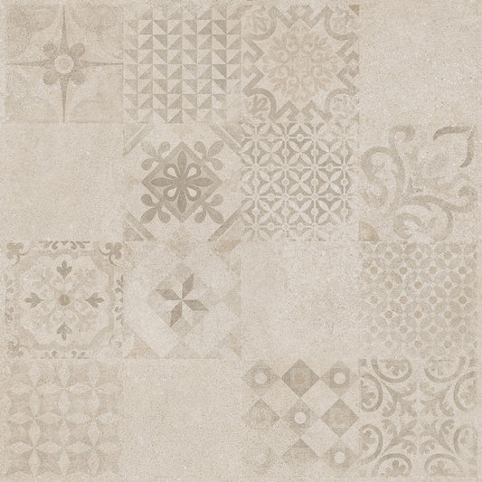 Dlažba Solid dekor béžový 60x60 DAK63487