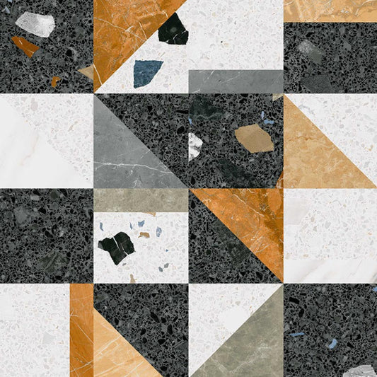 Dlažba Stracciatella Stellato R Multicolor 80x80