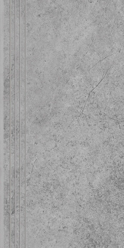 Dlažba Tacoma Silver Schodovka 60x30