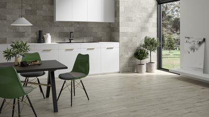 Dlažba Listria Bianco 17,5x80