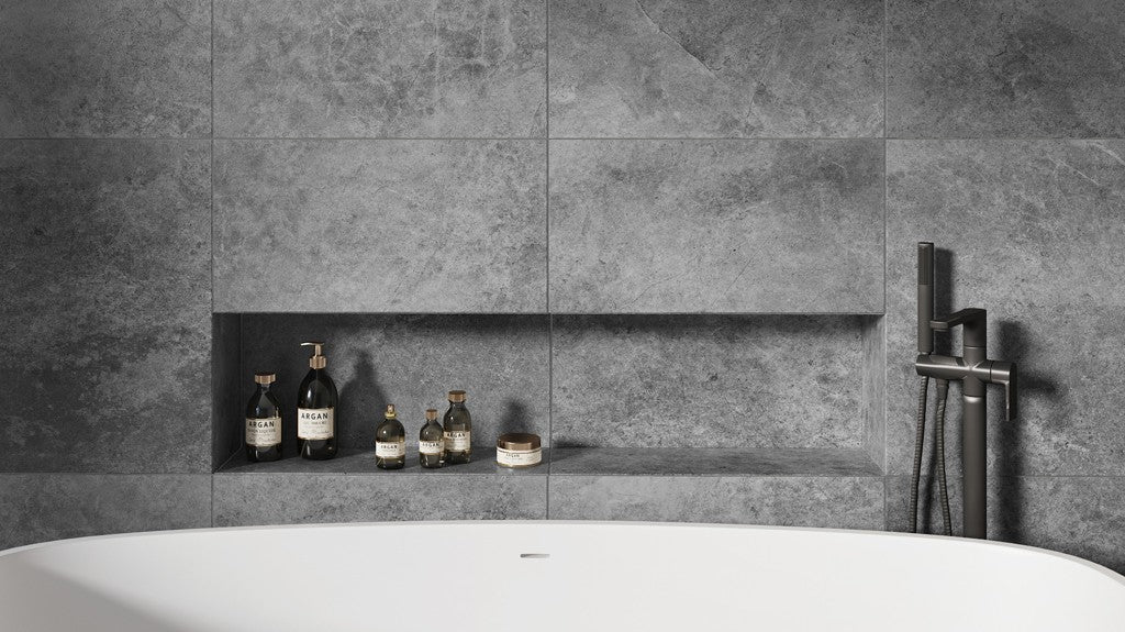 Dlažba Tacoma Grey Schodovka 120x30