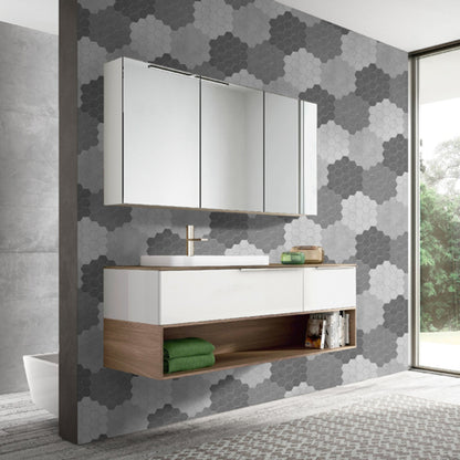 Obklad Trail Mix-Perla dekor hexagon 21,3x23,1