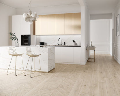 Dlažba Heartwood crema gres str. mat 19,8x119,8