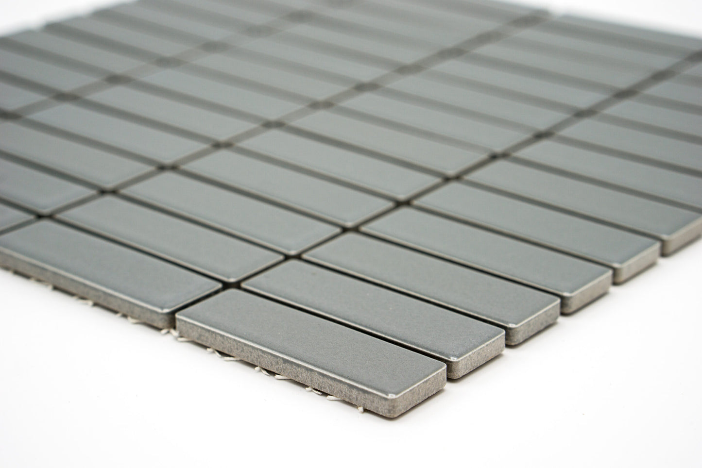 Mozaika Brick glazovaná tmavě šedá lesk B06R 6786