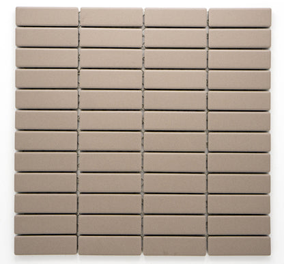 Mozaika Brick neglazovaná světle šedá mat B06R GI 7002