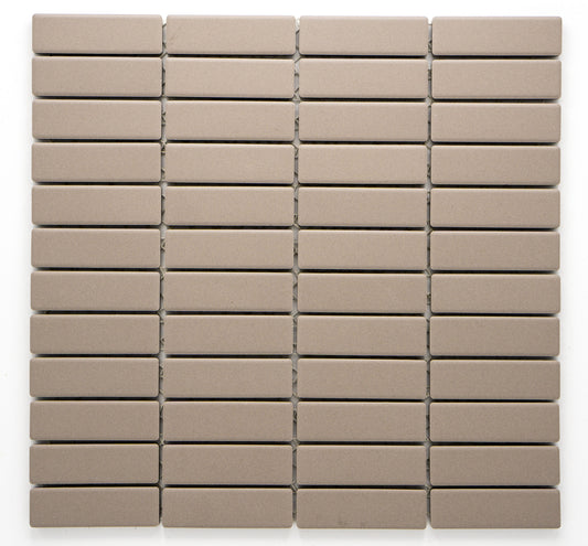 Mozaika Brick neglazovaná světle šedá mat B06R GI 7002