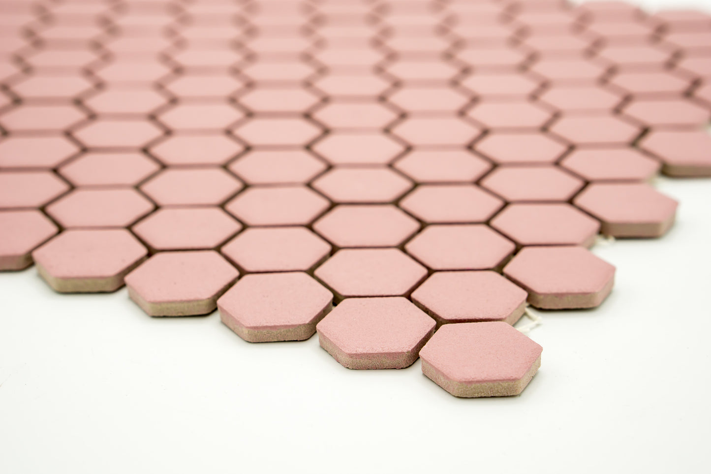Mozaika Hexagon H HXA 22 růžová 2,3x2,6 mat protiskluz