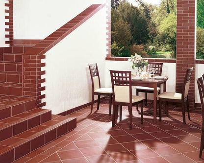 Schodovka Rohová Klinker Natural Brown Duro 30x30