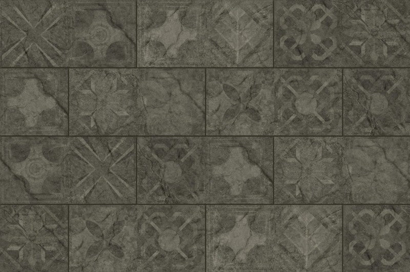 Obkladový Pásek Torstone Grafit Dekor 14,8x30