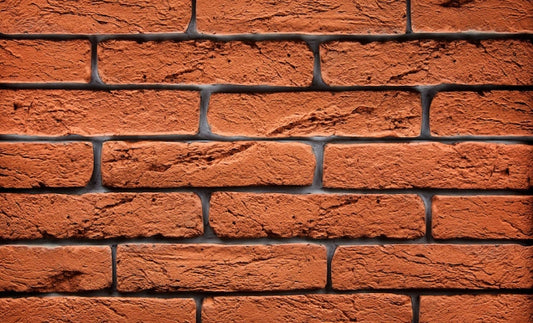 Obkladový pásek cihlový OBR Cihla oranžová 6,5×29 Rohovka