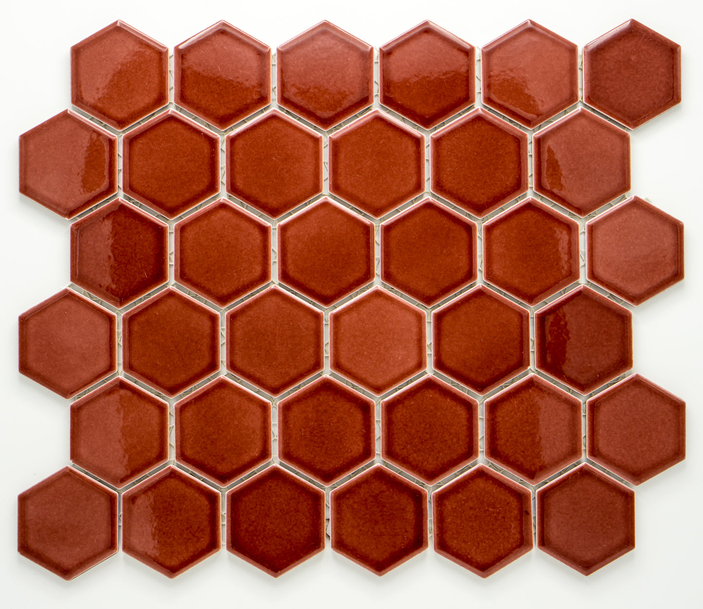 Mozaika Hexagon H HXL 5532 vínová 5,1x5,9 lesk